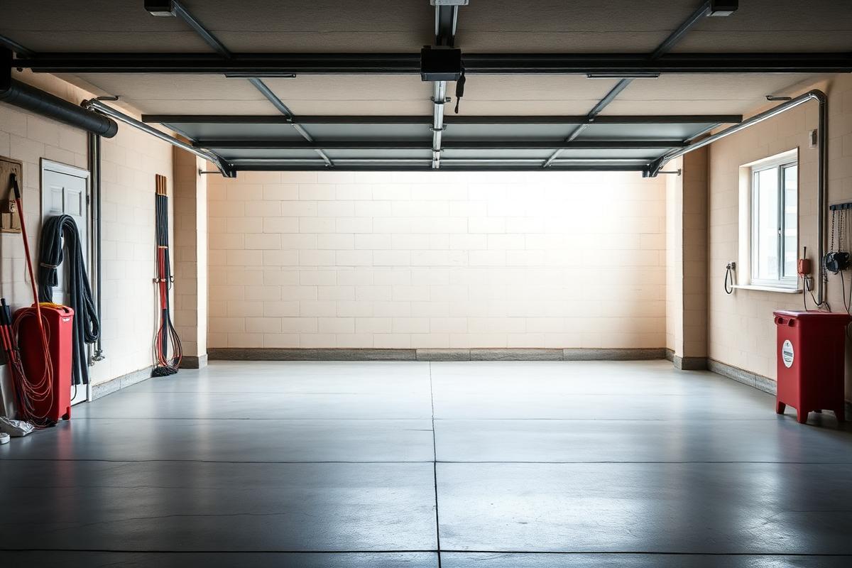 Garage after junk removal by Vanish Junk Haul